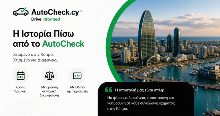 Η ιστορία πίσω από το AutoCheck: Χρόνια προετοιμασίας