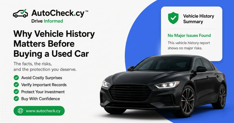 Why Vehicle History Matters Before Buying a Used Car in Cyprus